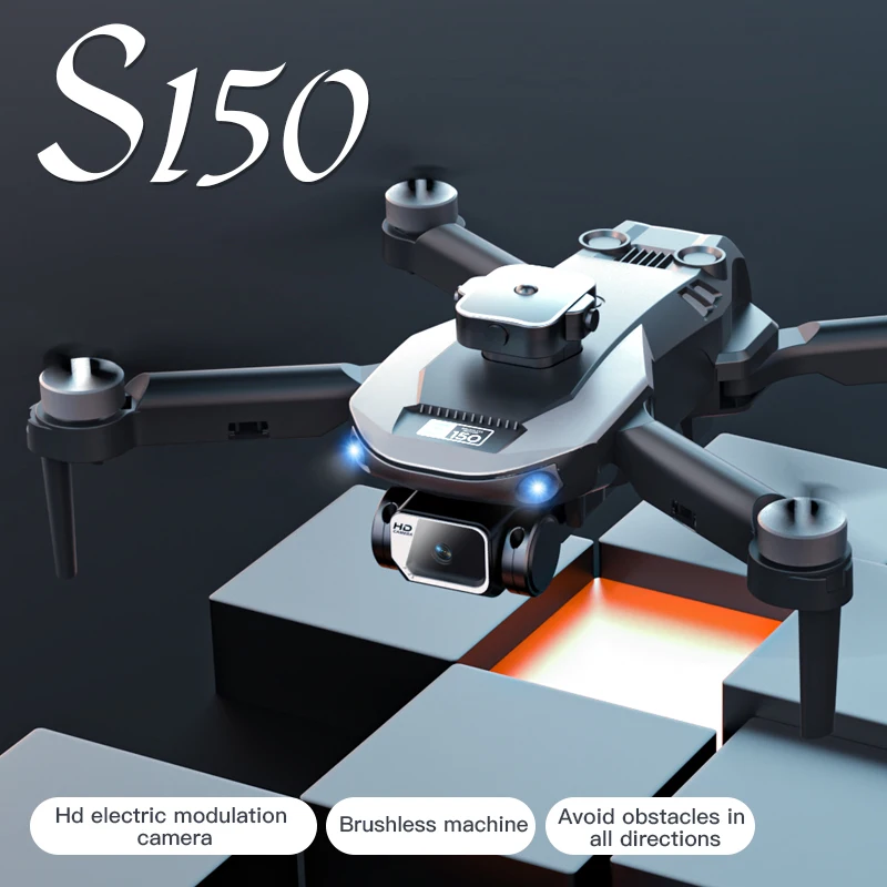 S150 Dron 8K Drone Professional Wifi Fpv Drones Quadcopter with Camera Brushless Motor Remote Control Helicopter Aircraft Toy
S150 Dron 8K Drone Professional Wifi Fpv Drones Quadcopter with Camera Brushless Motor Remote Control Helicopter Aircraft Toy