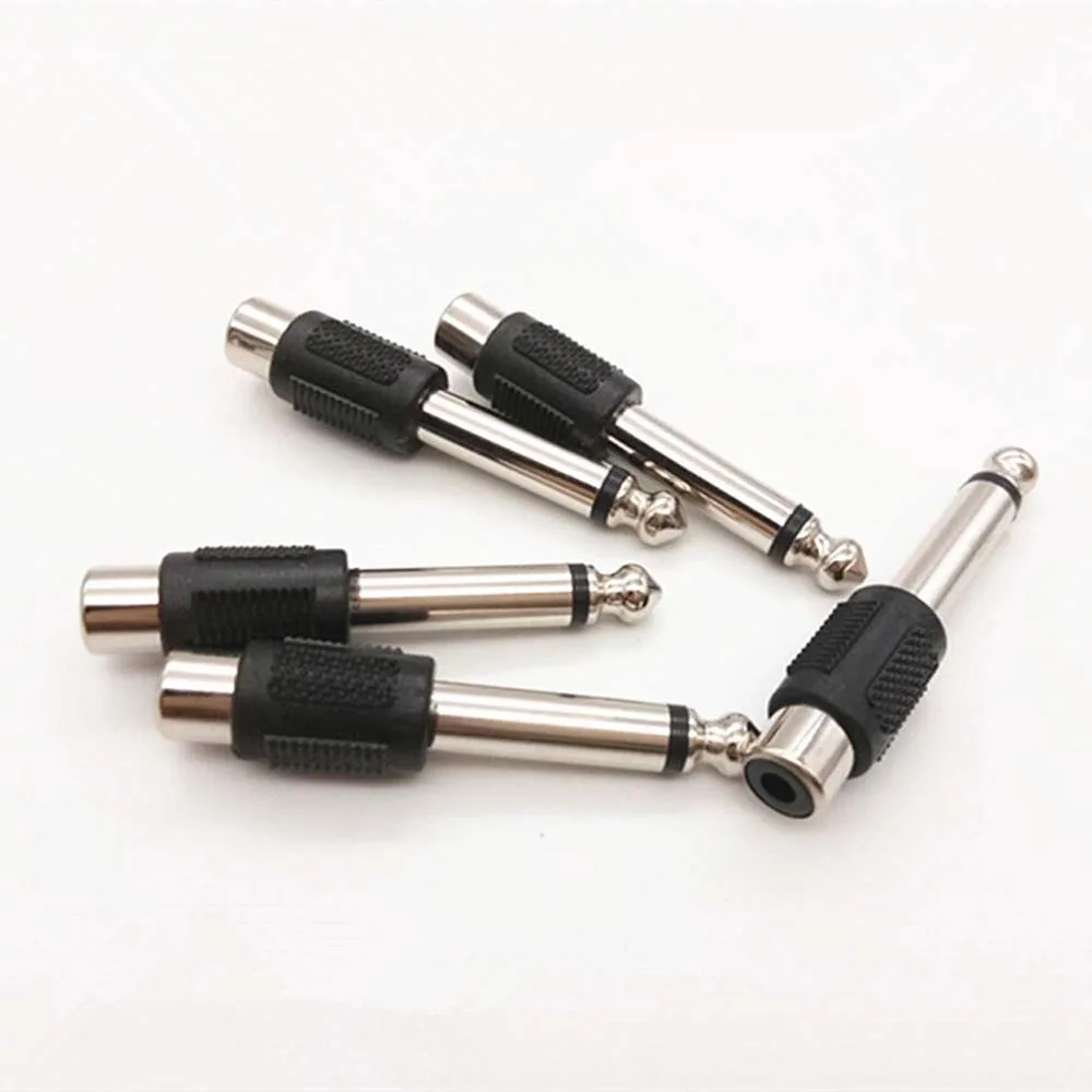 6.35mm Male Plug to RCA Female 4pcs Microphone Plug Mono Plug Converter RCA Female Connectors Plugs Audio Adapter 6.35mm Male
6.35mm Male Plug to RCA Female 4pcs Microphone Plug Mono Plug Converter RCA Female Connectors Plugs Audio Adapter 6.35mm Male