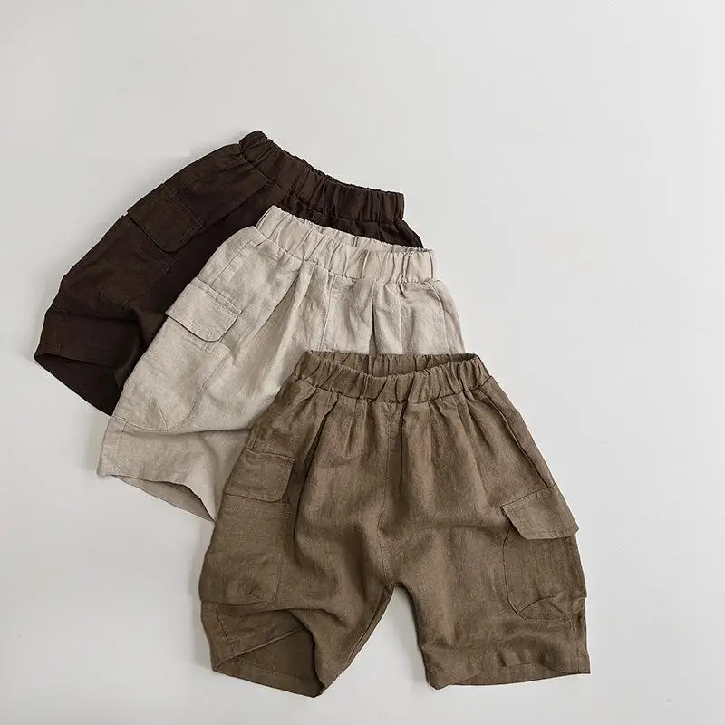 2024 Summer New Children Casual Shorts Solid Boys Loose Shorts Vintage Girls Pocket Shorts Fashion Kids Baby Clothes
2024 Summer New Children Casual Shorts Solid Boys Loose Shorts Vintage Girls Pocket Shorts Fashion Kids Baby Clothes