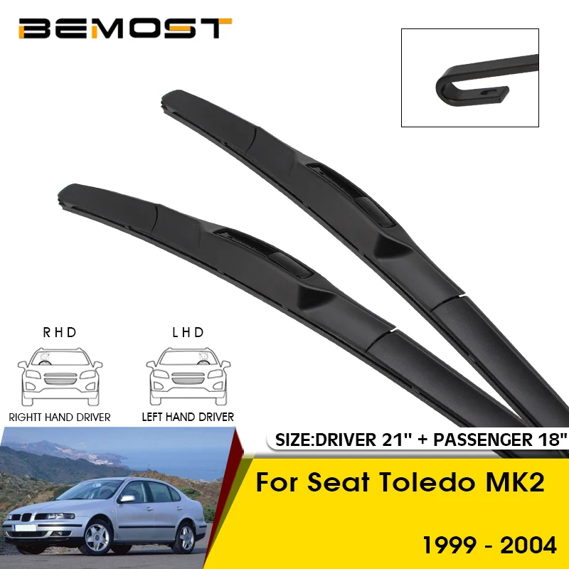 Автомобильные щетки стеклоочистителя для Seat Toledo MK2 1999-2004, лобовое стекло, лобовое стекло, щетки переднего стекла 21 + 18 дюймов, автомобильные аксессуары
Автомобильные щетки стеклоочистителя для Seat Toledo MK2 1999-2004, лобовое стекло, лобовое стекло, щетки переднего стекла 21 + 18 дюймов, автомобильные аксессуары