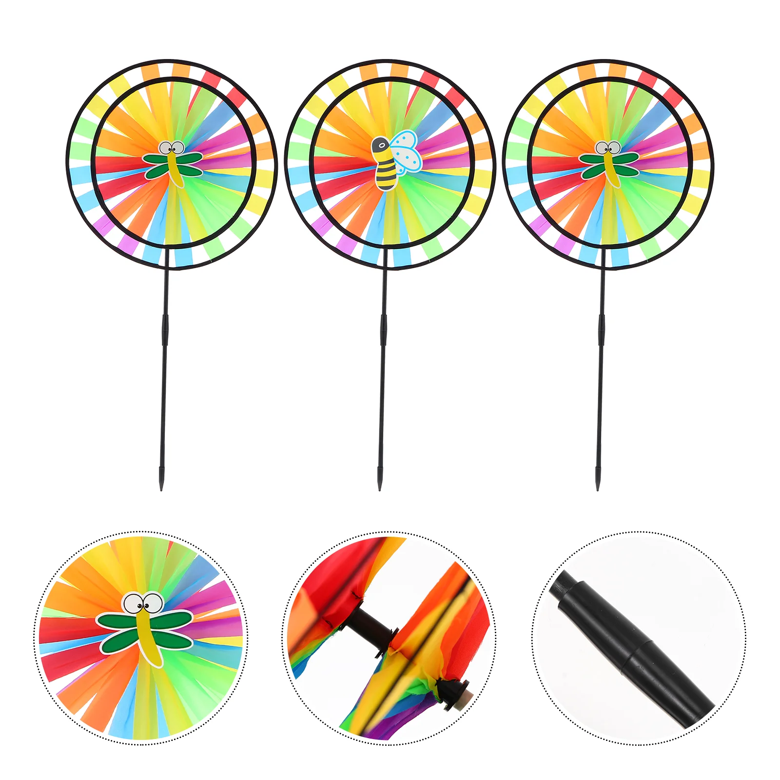 Colorful Wind Spinners Double Cloth Windmill Childrens Toys Kid Pinwheel Outdoor
Colorful Wind Spinners Double Cloth Windmill Childrens Toys Kid Pinwheel Outdoor