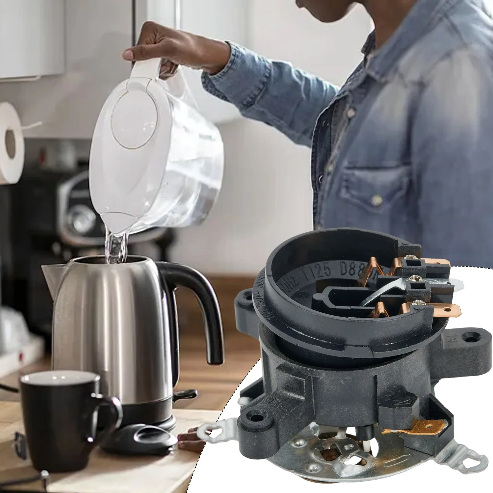 Connector Coupler Accessories Electric Kettle Hemispherical Replacement Parts Temperature Controller Household
Connector Coupler Accessories Electric Kettle Hemispherical Replacement Parts Temperature Controller Household