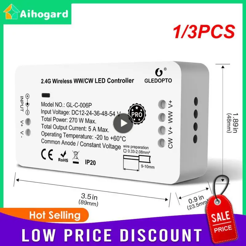 1/3PCS Gledopto ZigBee RF LED Pixel Controller Addressable Strip Light Control Dynamic Lighting Effect For WS2811 WS2812
1/3PCS Gledopto ZigBee RF LED Pixel Controller Addressable Strip Light Control Dynamic Lighting Effect For WS2811 WS2812