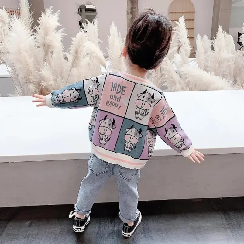Girls Cardigan Sweaters New Spring Autumn Children's Cartoon Coats Kids Girls Baby Sweaters Casual Cotton Clothing Tops
Girls Cardigan Sweaters New Spring Autumn Children's Cartoon Coats Kids Girls Baby Sweaters Casual Cotton Clothing Tops