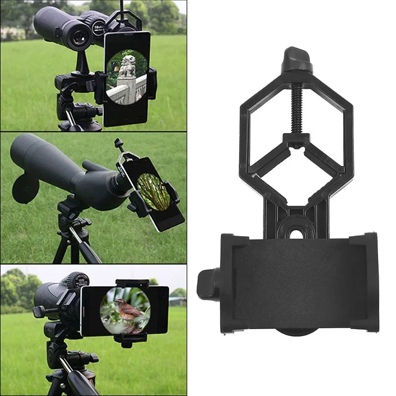 Universal Cell Phone Adapter Clip Mount Binocular Monocular Spotting Scope Telescope Support Eyepiece Diameter 25-48mm
Universal Cell Phone Adapter Clip Mount Binocular Monocular Spotting Scope Telescope Support Eyepiece Diameter 25-48mm