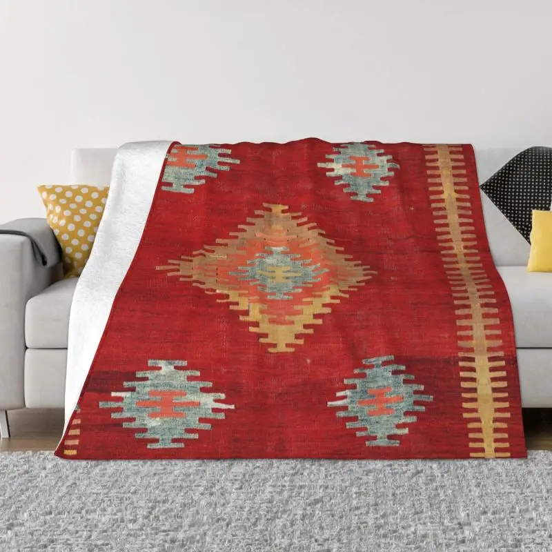 Fleece Cal Antique Turkish Kilim Throw Blanket Flannel Bohemian Ethnic Persian Carpet Tribal Blankets for Bed Office Bedspreads
Fleece Cal Antique Turkish Kilim Throw Blanket Flannel Bohemian Ethnic Persian Carpet Tribal Blankets for Bed Office Bedspreads