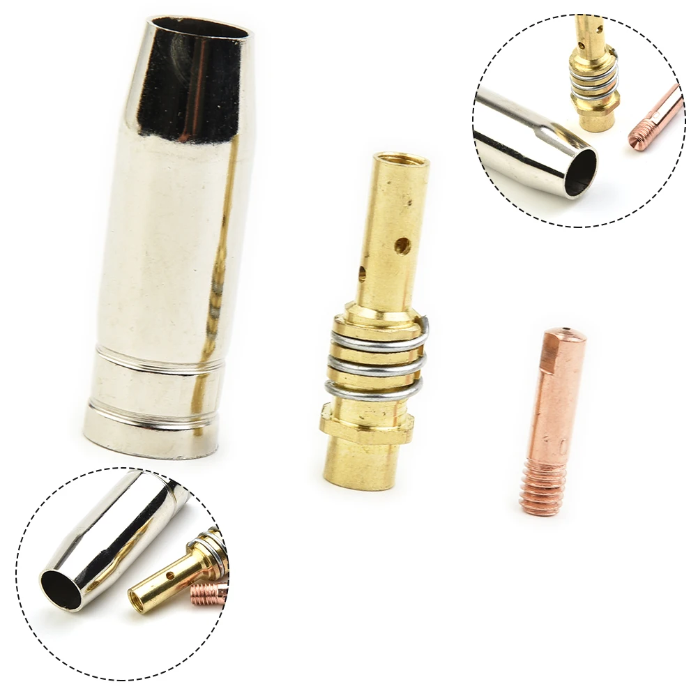 3pcs/Set 15AK Contact Nozzle Holder Air Nozzle CO2 MIG Welding Torch Air Cooled MB For Welding Material
3pcs/Set 15AK Contact Nozzle Holder Air Nozzle CO2 MIG Welding Torch Air Cooled MB For Welding Material