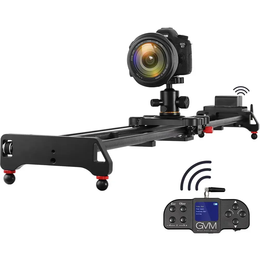 

GVM GT-120WD 47inch Motorized Dolly Camera Slider Track Dolly Video Stabilizer Rail Carbon Fiber Material For DSLR Camcorder