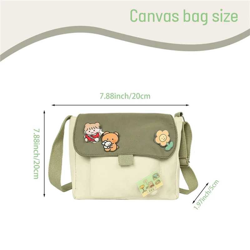 Korean Cute Small Bag Soft Sister Girl Heart Soft Cute Student Shoulder Bag Japanese Harajuku Messenger Bag Woman Green
Korean Cute Small Bag Soft Sister Girl Heart Soft Cute Student Shoulder Bag Japanese Harajuku Messenger Bag Woman Green
