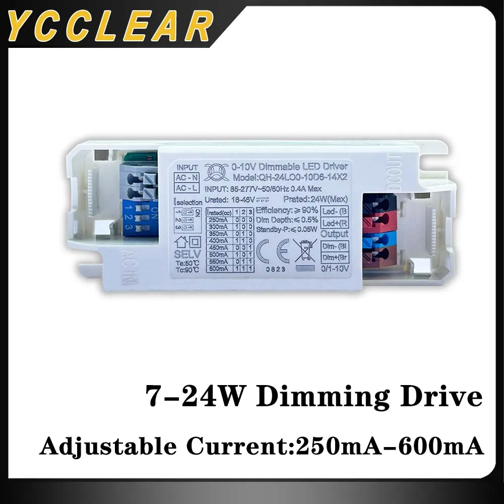 LED Dimmable Driver 7W 9W 12W 15W 18W 24W DIP 0-10V Dimming 300mA 450mA 600mA Lighting Transformers For Lamps Power Supply
LED Dimmable Driver 7W 9W 12W 15W 18W 24W DIP 0-10V Dimming 300mA 450mA 600mA Lighting Transformers For Lamps Power Supply