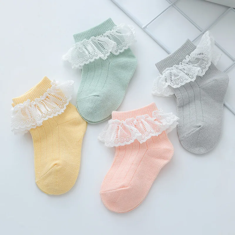 0-2Y Fashion Newborn Toddlers Girls Ruffled Socks Baby Lace Socks Frilly Cotton Ankle Socks with Lacework Decoration 
0-2Y Fashion Newborn Toddlers Girls Ruffled Socks Baby Lace Socks Frilly Cotton Ankle Socks with Lacework Decoration
