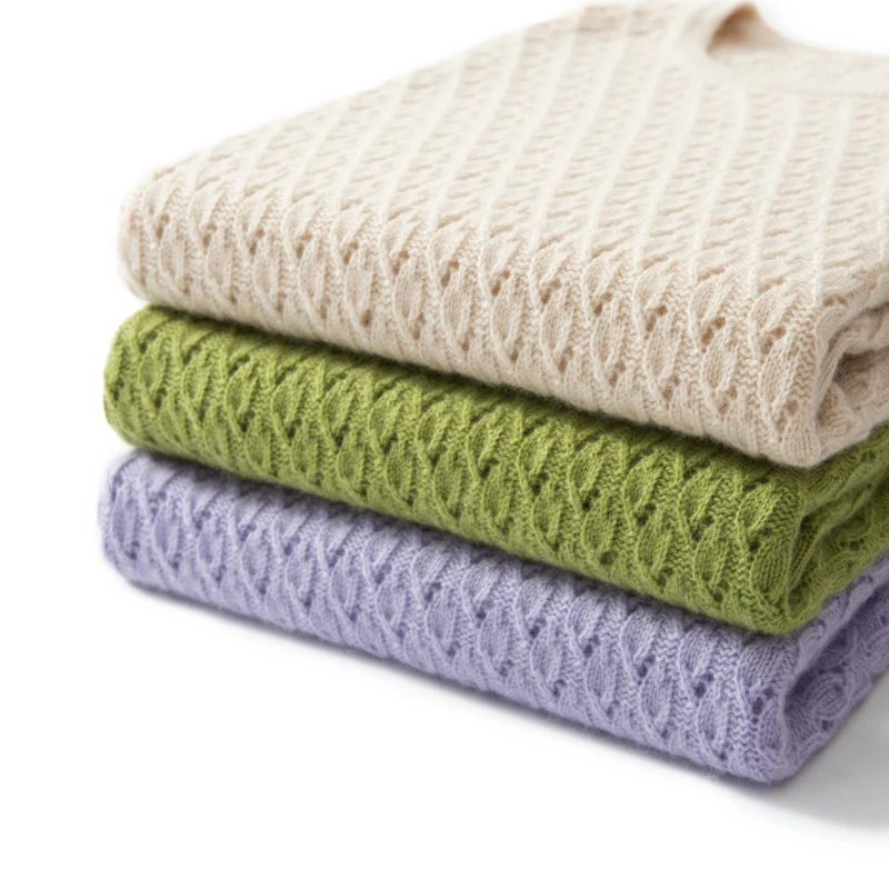 KOIJINSKY Spring and Autumn Women's Cashmere Hollow Half Sleeve Knitted Cashmere Shirt
KOIJINSKY Spring and Autumn Women's Cashmere Hollow Half Sleeve Knitted Cashmere Shirt