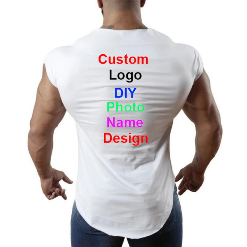 Customized Print Tank Top Men DIY Photo Logo Brand Sports Sleeveless Tees T-shirt Mens clothes Gym Bodybuilding Fitness Vest
Customized Print Tank Top Men DIY Photo Logo Brand Sports Sleeveless Tees T-shirt Mens clothes Gym Bodybuilding Fitness Vest