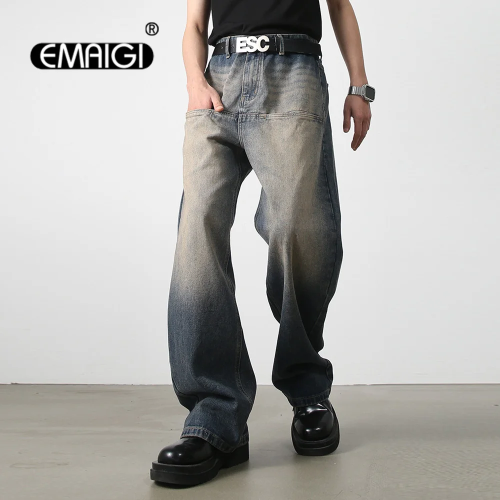 Vintage Wash Distressed Denim Jeans for Men Loose Casual Pocket Trousers Male Streetwear Fashion Hip Hop Denim Jeans Pants
Vintage Wash Distressed Denim Jeans for Men Loose Casual Pocket Trousers Male Streetwear Fashion Hip Hop Denim Jeans Pants