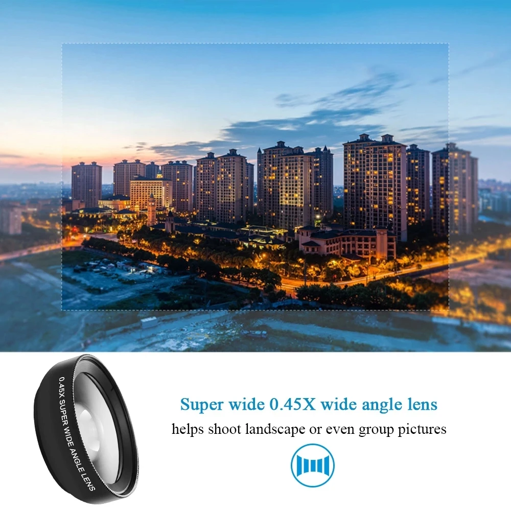 2 In 1 Mobile Phone Fish Eye Lens 0.45X Super Wide Angle Len 12.5X Macro HD Camera Lens Universal iPhone 13 12 11 Android Phone 2 In 1 Mobile Phone Fish Eye Lens 0.45X Super Wide Angle Len 12.5X Macro HD Camera Lens Universal iPhone 13 12 11 Android Phone