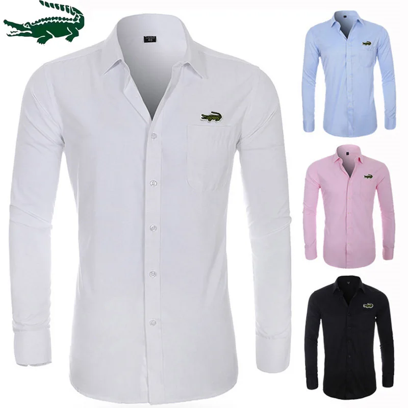 Brand Cotton Plaid Men Shirt Top Fashion Turn-down Collar Long Sleeve Autumn T-shirt Plus Size Slim Business Casual Tshirt Blusa
Brand Cotton Plaid Men Shirt Top Fashion Turn-down Collar Long Sleeve Autumn T-shirt Plus Size Slim Business Casual Tshirt Blusa