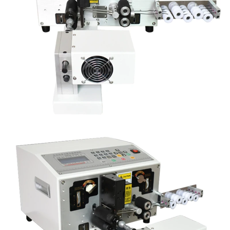 Fully automatic computer wire stripping machine, multifunctional double line leather twisting lower
Fully automatic computer wire stripping machine, multifunctional double line leather twisting lower