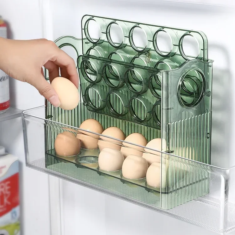 Egg Storage Box Home Refrigerator Side Door Sorting Box Multi-layer Reversible Kitchen Transparent Fresh-keeping Egg Box
Egg Storage Box Home Refrigerator Side Door Sorting Box Multi-layer Reversible Kitchen Transparent Fresh-keeping Egg Box