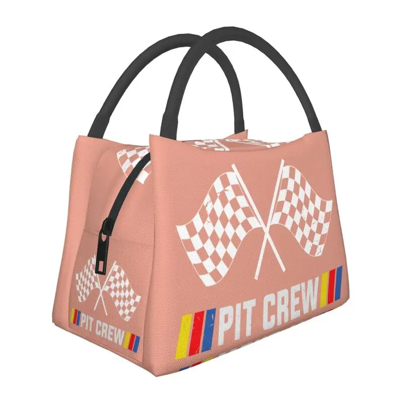 Race Car Pit Crew Checkered Flag Thermal Insulated Lunch Bags Women Resuable Lunch Tote for Outdoor Picnic Meal Food Box
Race Car Pit Crew Checkered Flag Thermal Insulated Lunch Bags Women Resuable Lunch Tote for Outdoor Picnic Meal Food Box