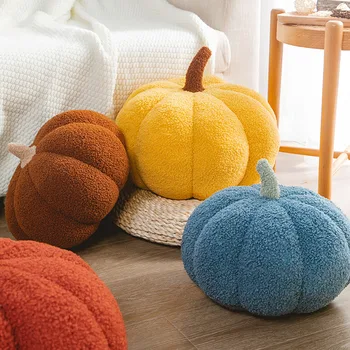 Pumpkin Pillow Kawaii 20cm Squash Holloween Decoration Plush Toys Creative Special-shaped Sofa Cushion Cute Plushies for Home