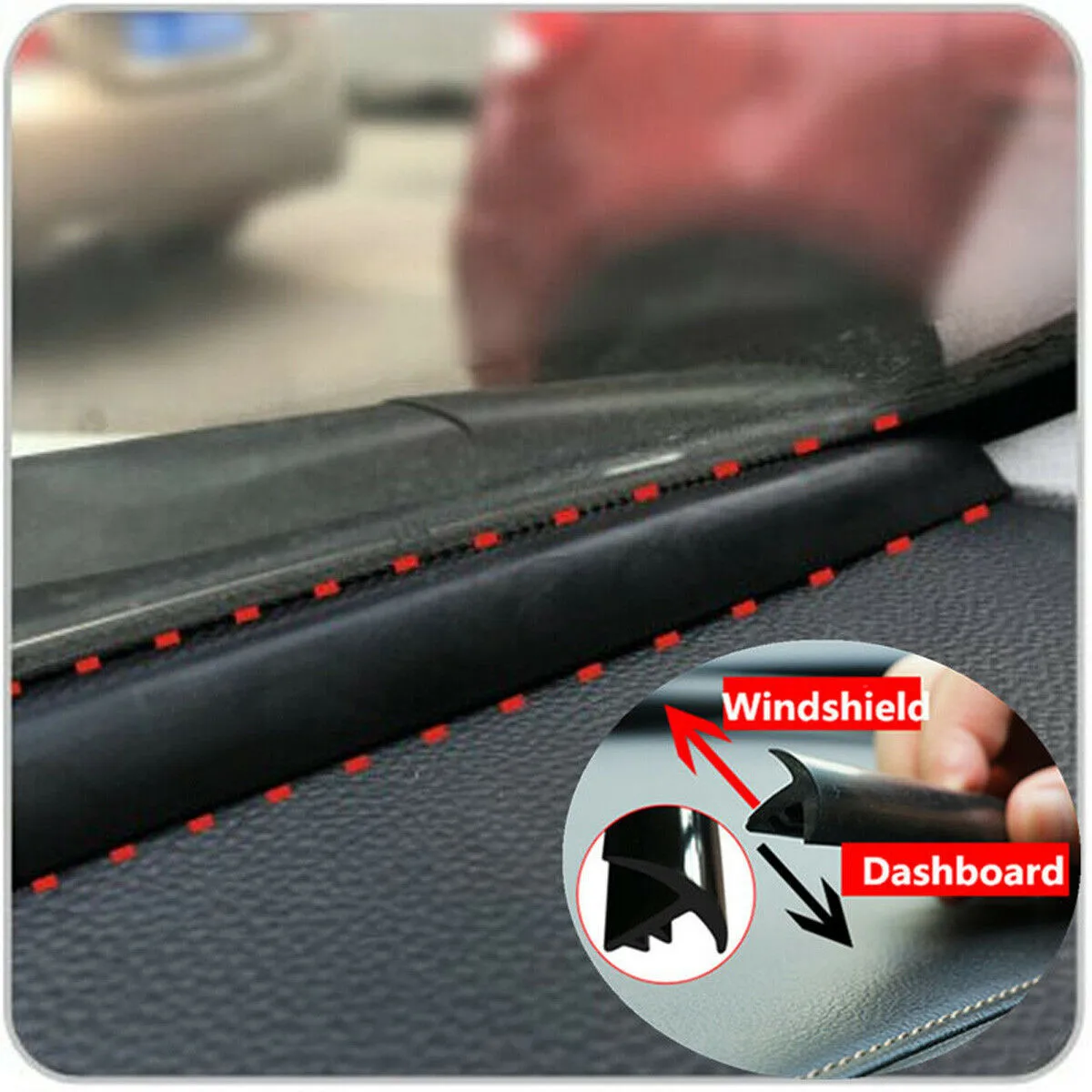 1.6M Sealing Strips 20mm Black Car Dustproof Soundproof T-Shape Waterproof Weatherstrip Front Parts.Accessories
1.6M Sealing Strips 20mm Black Car Dustproof Soundproof T-Shape Waterproof Weatherstrip Front Parts.Accessories
