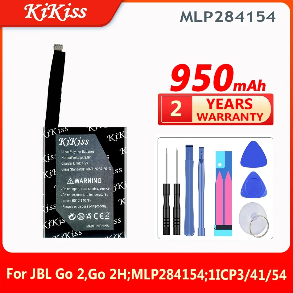 Сменный аккумулятор KiKiss 950 мАч MLP284154 для JBL Go 2,Go 2H, Go2 2h Go 2-2h G02 1ICP3/41/54 Spealer Mp3
Сменный аккумулятор KiKiss 950 мАч MLP284154 для JBL Go 2,Go 2H, Go2 2h Go 2-2h G02 1ICP3/41/54 Spealer Mp3
