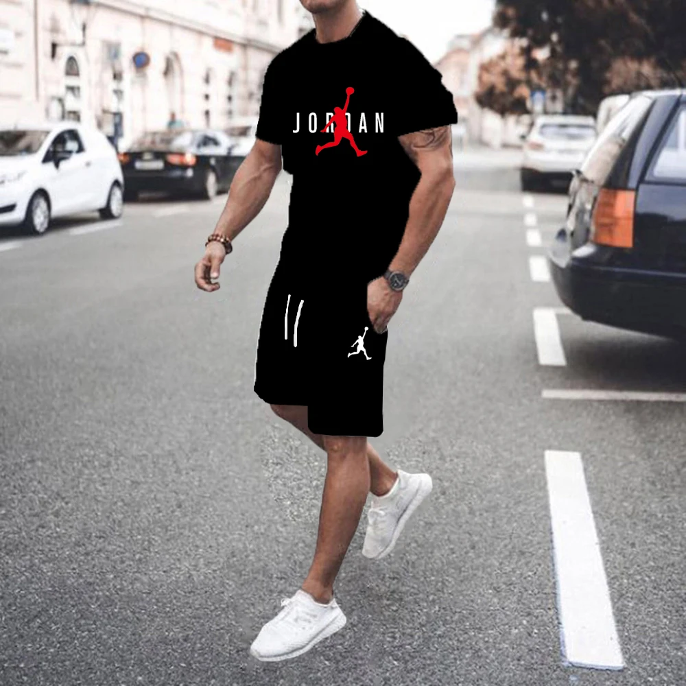 2024 New Summer Men's set Explosive Super Hot Casual Fashion Sportswear 3d Digital Printed Men's Short-sleeved T-shirt Suit
2024 New Summer Men's set Explosive Super Hot Casual Fashion Sportswear 3d Digital Printed Men's Short-sleeved T-shirt Suit