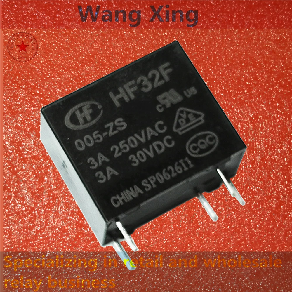 

HF32F 005-ZS 012-ZS 024-ZS Electromagnetic Power Relay 5 Pins