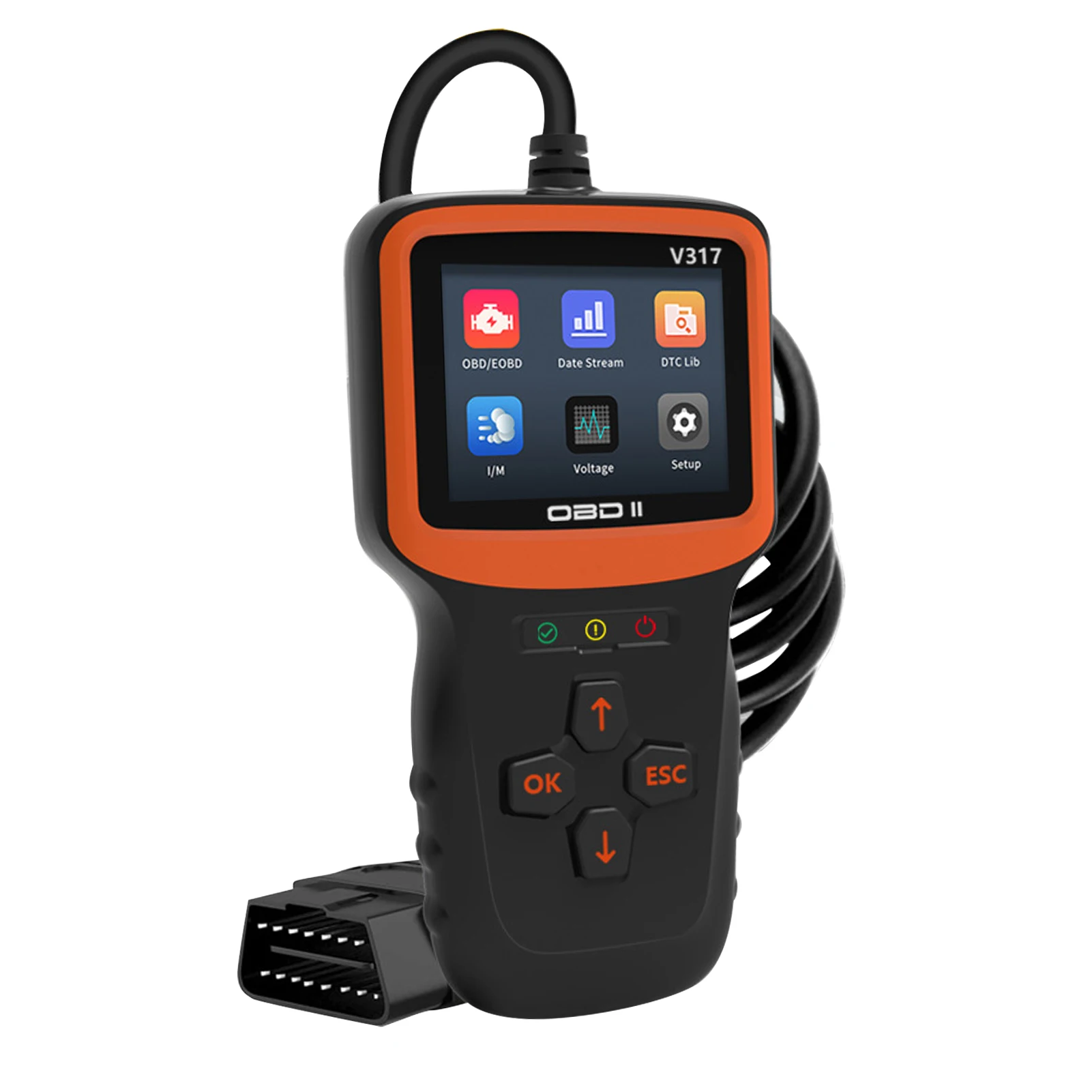 Engine Fault Data Flow Repair OBD2 Scanner Universal Diagnostic Tool Battery Test Portable Car Code Reader 8 Languages
Engine Fault Data Flow Repair OBD2 Scanner Universal Diagnostic Tool Battery Test Portable Car Code Reader 8 Languages