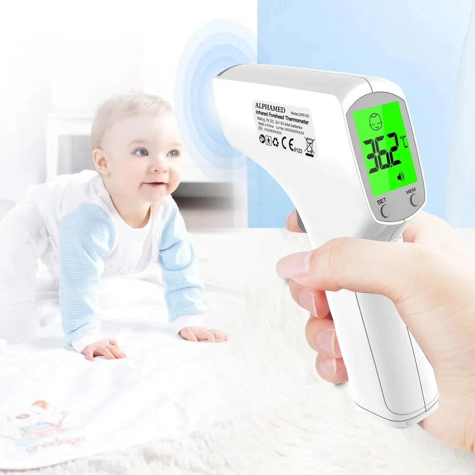 

Медицинский Бесконтактный инфракрасный термометр, пистолет для измерения температуры лба, цифровой лазерный термометр для взрослых и детей