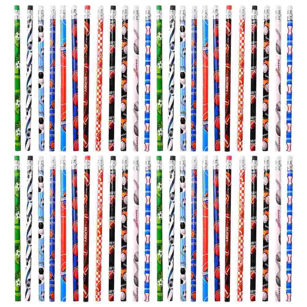 48 Pcs Sports Themed Pencils Designed Kids Writing with Eraser Portable for Students Stationery Cartoon Erasers Baseball School
48 Pcs Sports Themed Pencils Designed Kids Writing with Eraser Portable for Students Stationery Cartoon Erasers Baseball School