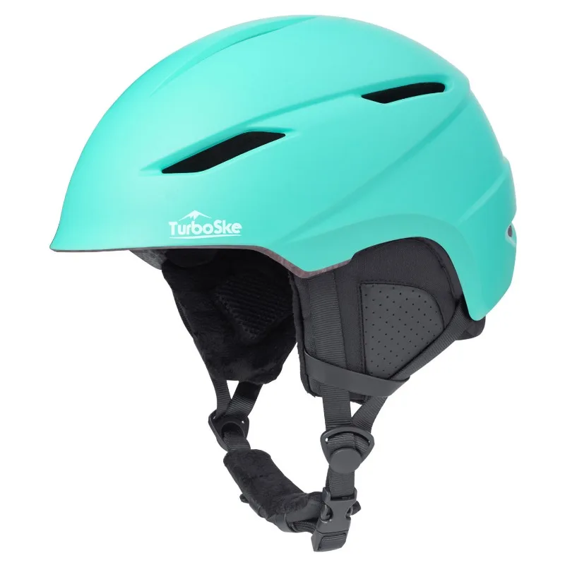 

Лыжные шлемы с регулируемой теплой подкладкой для ушей дышащий поглощающий пот шлем высокого качества ПВХ EPS защитный шлем для мужчин и женщин