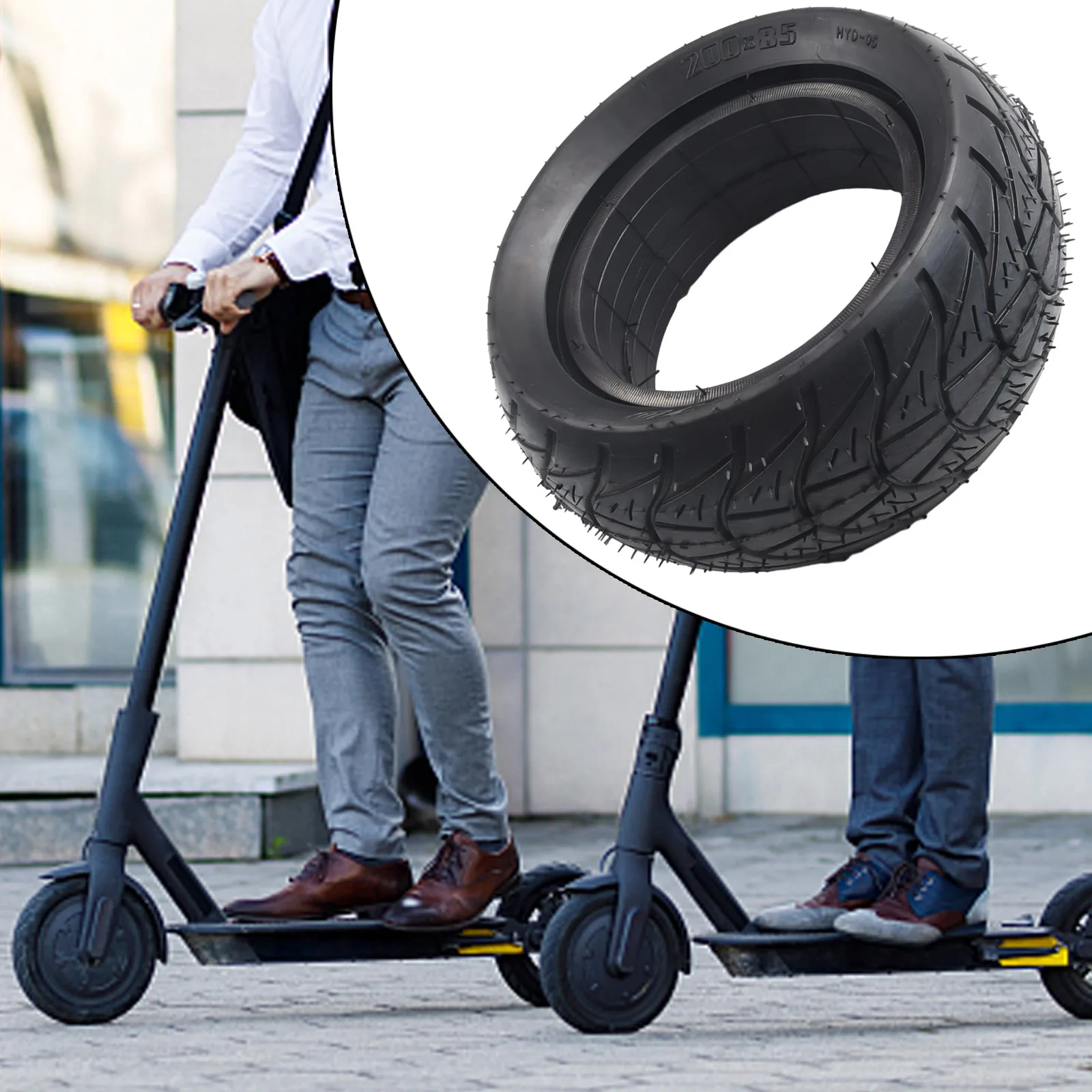 8 Inch Solid Tire 1000g/set 200X85 Black Brushless Easy To Install NO Nozzle Scooter High Performance Hot Sale
8 Inch Solid Tire 1000g/set 200X85 Black Brushless Easy To Install NO Nozzle Scooter High Performance Hot Sale