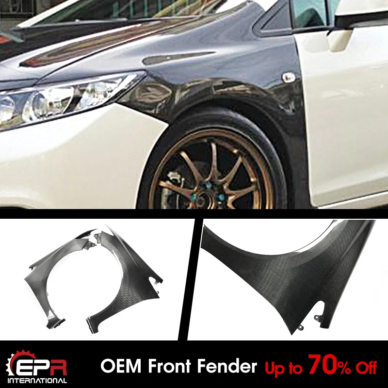 For 9th Generation Honda Civic 12-14 FB2 FB4 FB6 OEM Carbon Glossy Front Fender Mudguards (done with or without indicator hole)
For 9th Generation Honda Civic 12-14 FB2 FB4 FB6 OEM Carbon Glossy Front Fender Mudguards (done with or without indicator hole)
