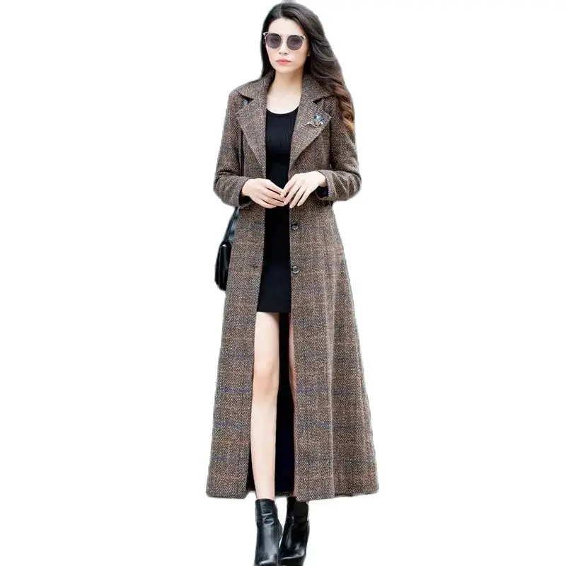 Autumn/Winter Hepburn Style Woolen Coat Women's Coat New 2023 Popular Slim Women's Extra-long Knee-length Temperament Woolen Coa
Autumn/Winter Hepburn Style Woolen Coat Women's Coat New 2023 Popular Slim Women's Extra-long Knee-length Temperament Woolen Coa