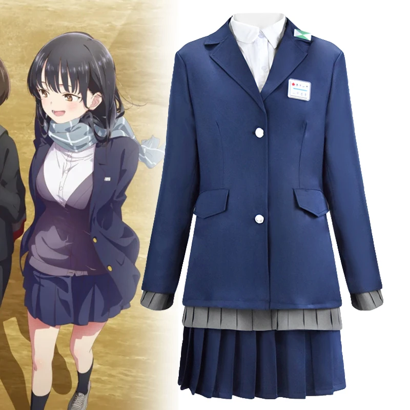 

Anime The Dangers In My Heart Yamada Anna Cosplay Costume Adult Women Coat Shirt Skirt Suit JK School Uniform Halloween Clothes