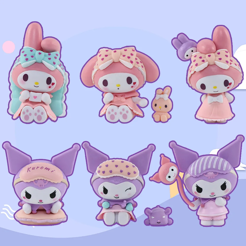 6 шт., пижамы, милые персонажи Sanrio, необычный подарок, кавайная кукла, милый Декор для комнаты, детские игрушки =
6 шт., пижамы, милые персонажи Sanrio, необычный подарок, кавайная кукла, милый Декор для комнаты, детские игрушки =