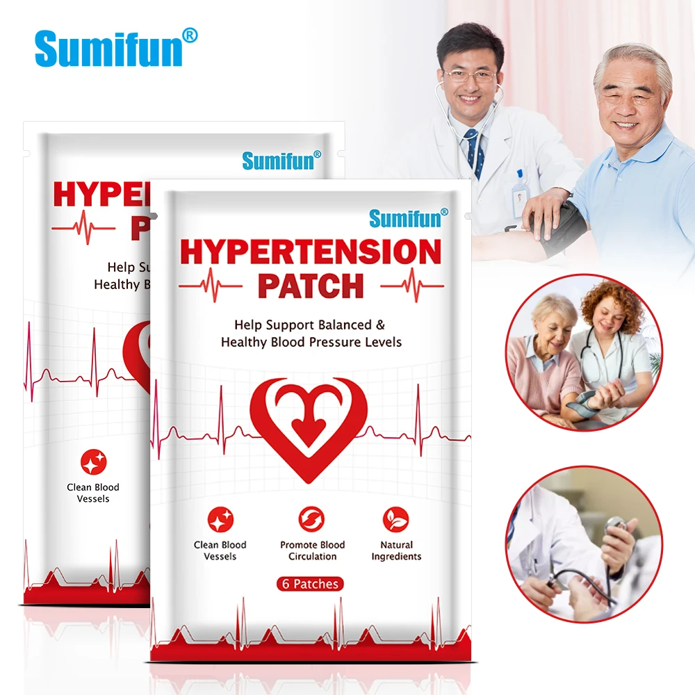 6pc High Blood Pressure Treatment Patch Hypertension Medicine Cure Control High Blood Pressure Chinese Acupoints Medical Plaster
6pc High Blood Pressure Treatment Patch Hypertension Medicine Cure Control High Blood Pressure Chinese Acupoints Medical Plaster