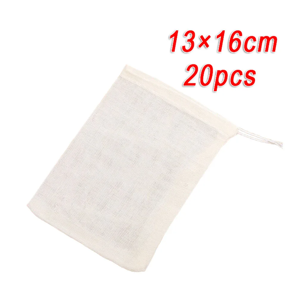 Reusable Cotton Bag for Filter Tea Coffee and Soups 20 Pack Unbleached Food Filter Mesh Bag with Drawstring
Reusable Cotton Bag for Filter Tea Coffee and Soups 20 Pack Unbleached Food Filter Mesh Bag with Drawstring