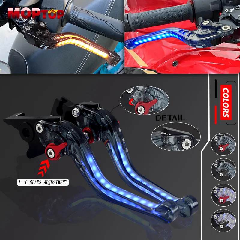 

2023 NEW Motorcycle Always-on Turn Signal Light Brake Clutch Levers Handle Grips end For YAMAHA TRACER 7 Tracer 7GT 2021-2023