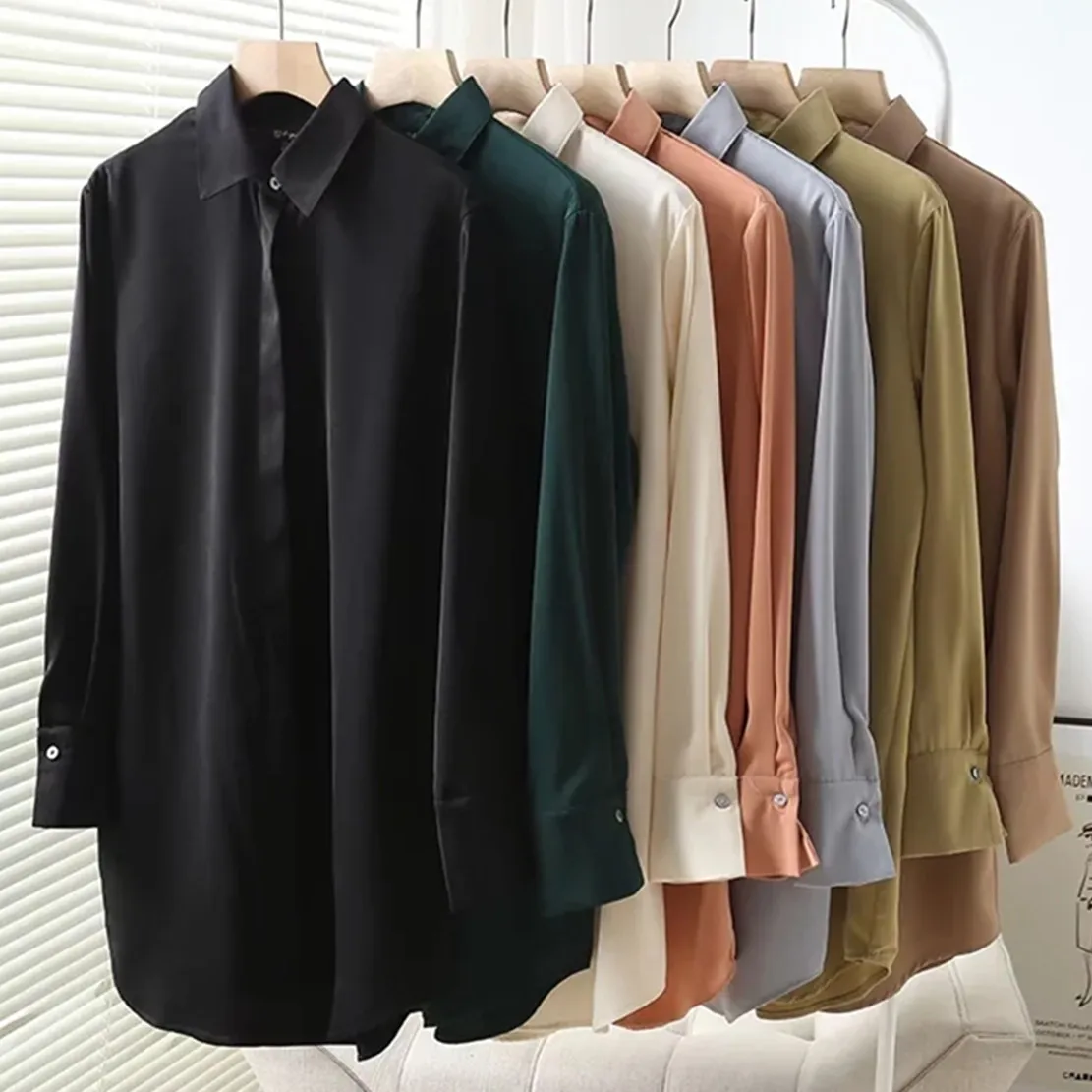 Dave&Di England Style Fashion Blouse Chiffon Multicolor Casual Long Shirt Loose Elegant Office Lady Blouse Women Tops
Dave&Di England Style Fashion Blouse Chiffon Multicolor Casual Long Shirt Loose Elegant Office Lady Blouse Women Tops