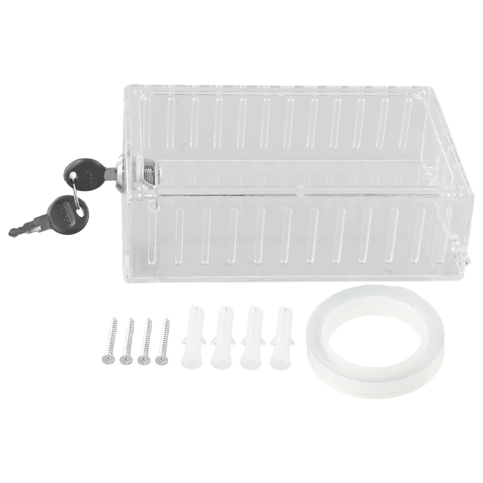 Clear Thermostat Guard Sturdy ABS Construction Prevents Unauthorized Changes Easy Installation 2 Keys Provided
Clear Thermostat Guard Sturdy ABS Construction Prevents Unauthorized Changes Easy Installation 2 Keys Provided
