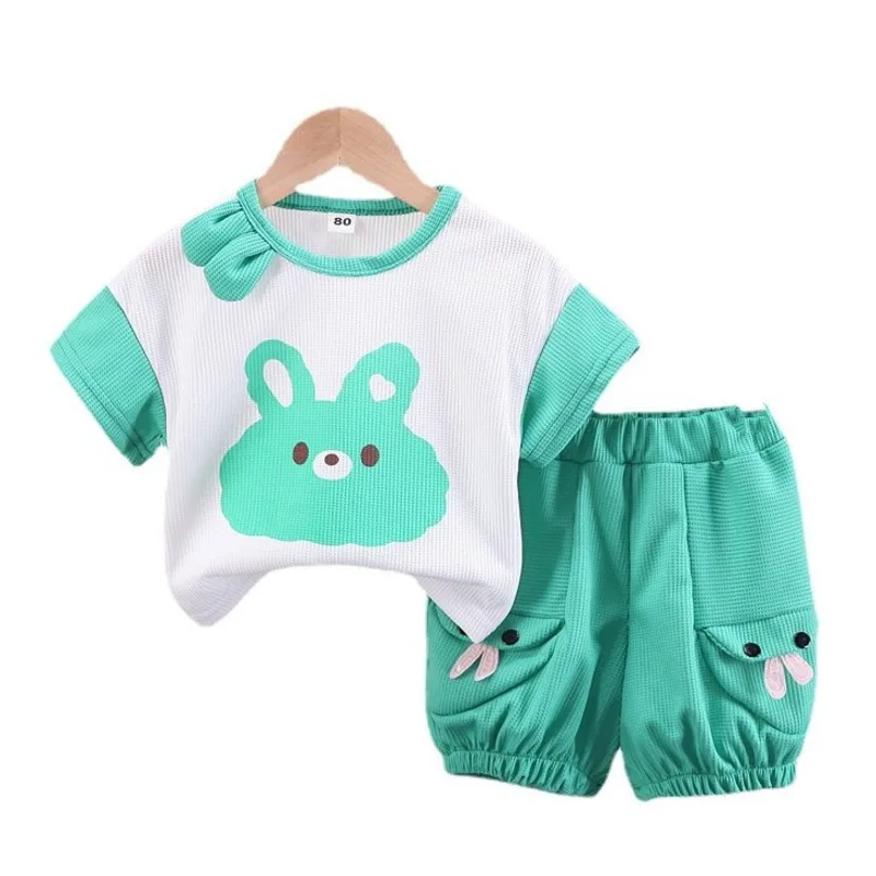 New Summer Baby Clothes Suit Children Girls Casual T-Shirt Shorts 2Pcs/Set Infant Sports Outfits Toddler Costume Kids Sportswear
New Summer Baby Clothes Suit Children Girls Casual T-Shirt Shorts 2Pcs/Set Infant Sports Outfits Toddler Costume Kids Sportswear