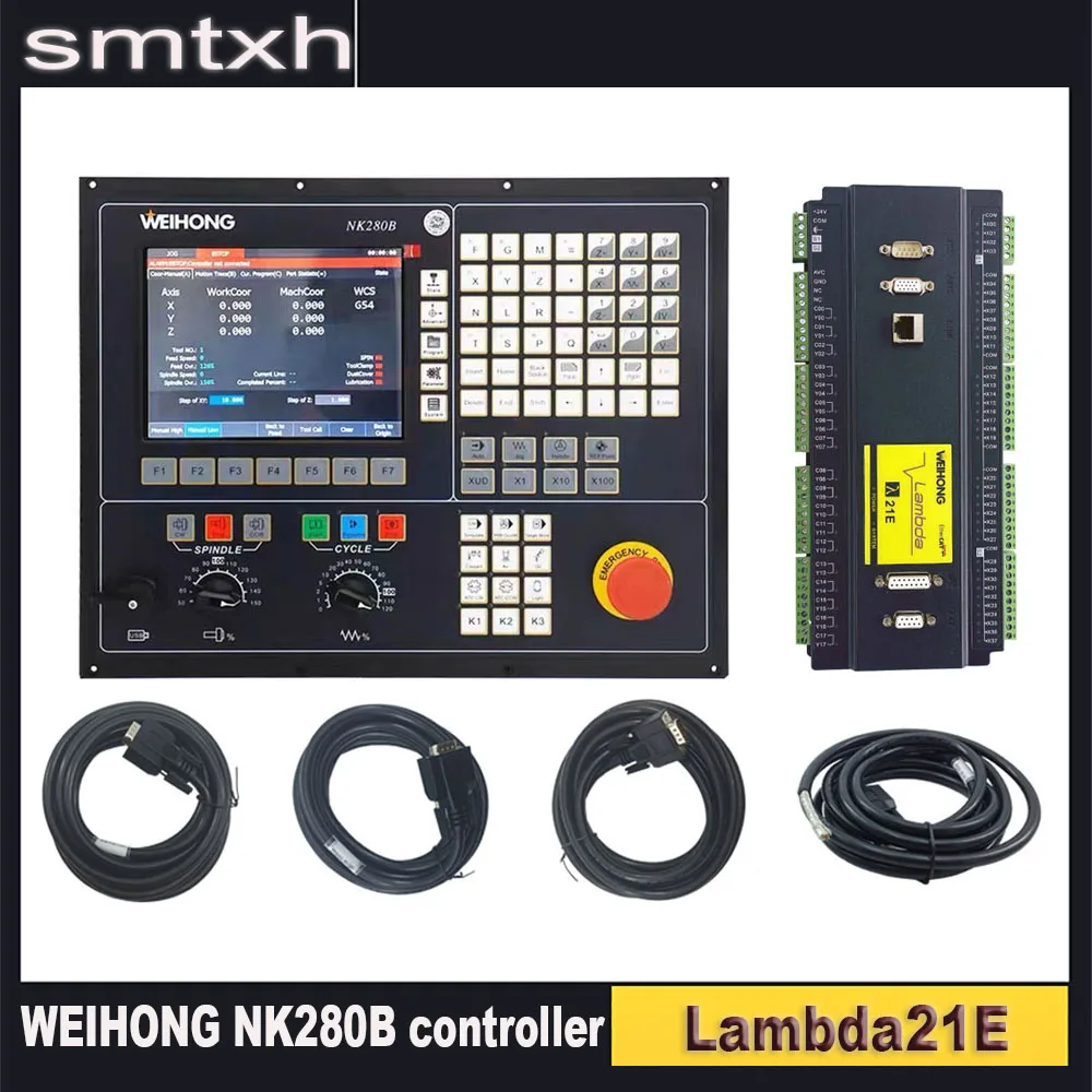 Weihong Nk280b Controller Lambda21e Control Software Nc Studio V10 3/4 Axis Atc Spindle Comprehensive Control Bus Cnc System
Weihong Nk280b Controller Lambda21e Control Software Nc Studio V10 3/4 Axis Atc Spindle Comprehensive Control Bus Cnc System