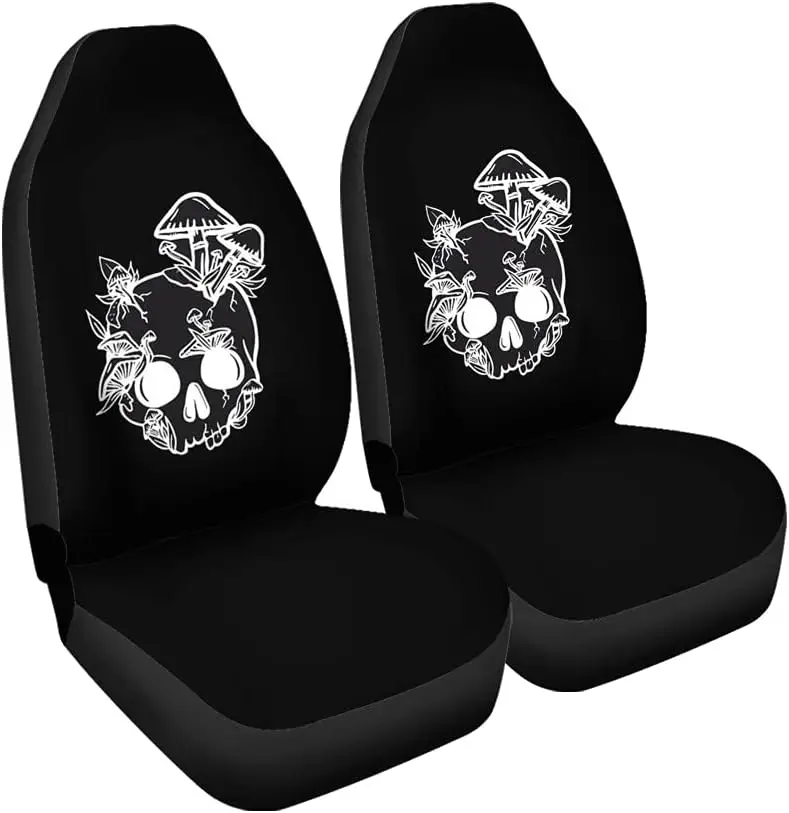 Black and White Skull and Mushroom Front Car Seat Covers Auto Seat Covers Set of 2 Universal Fit Most Vehicle Cars Sedan Truck
Black and White Skull and Mushroom Front Car Seat Covers Auto Seat Covers Set of 2 Universal Fit Most Vehicle Cars Sedan Truck