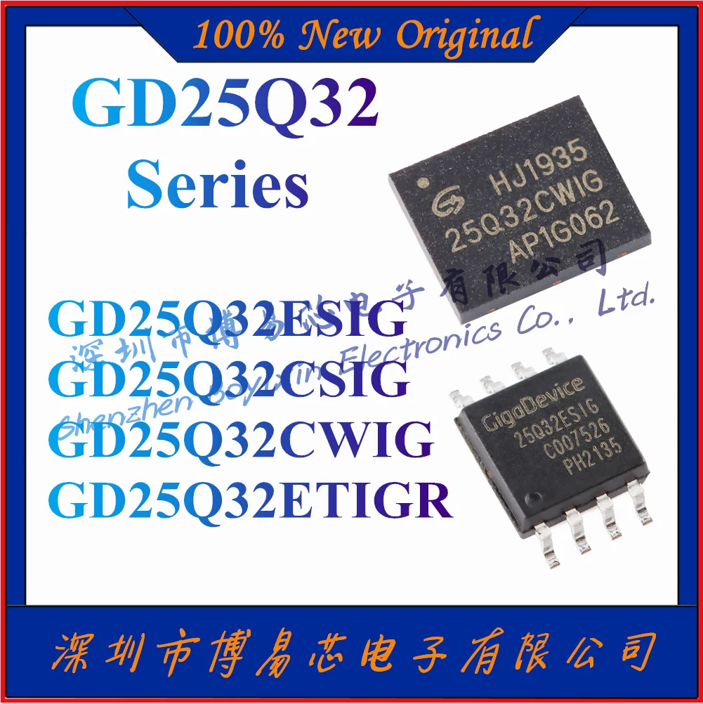 GD25Q32ESIG GD25Q32CSIG GD25Q32CWIG GD25Q32ETIGR 。 Original authentic 32M-bit 3.3V serial flash memory
GD25Q32ESIG GD25Q32CSIG GD25Q32CWIG GD25Q32ETIGR 。 Original authentic 32M-bit 3.3V serial flash memory
