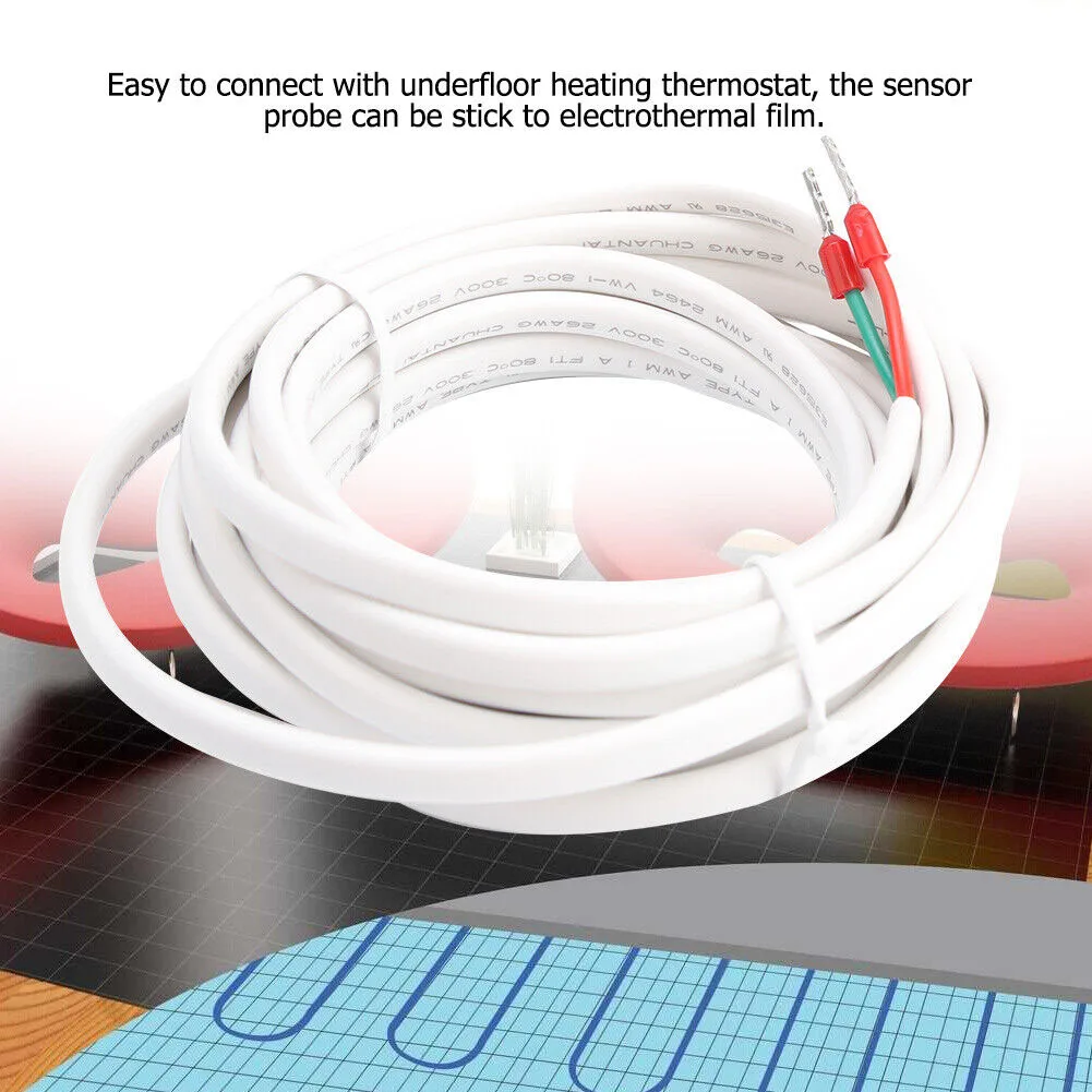 Thermostat Wires 300CM Underfloor Heating Thermostat Sensor External Probe Floor Sensor Cable Floor Heating Systems Parts
Thermostat Wires 300CM Underfloor Heating Thermostat Sensor External Probe Floor Sensor Cable Floor Heating Systems Parts