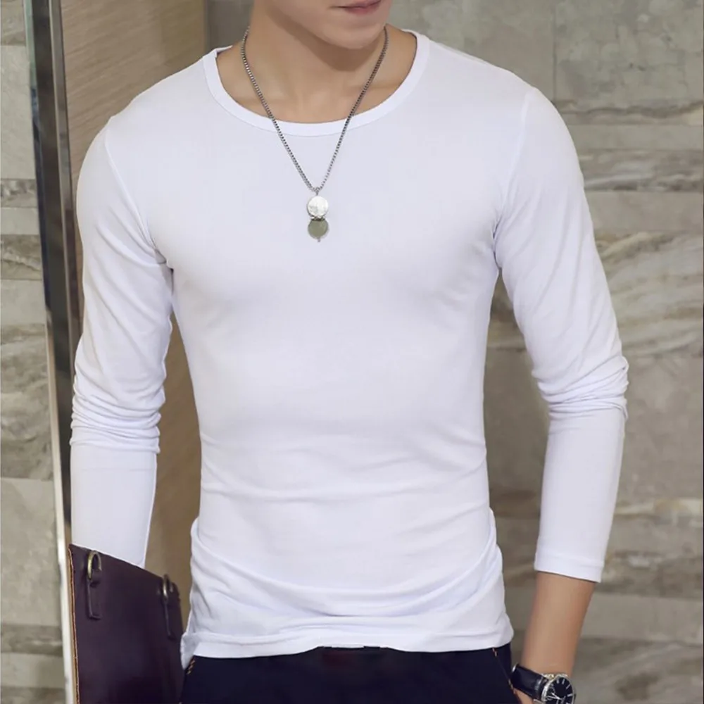 Sleepwear Vest Pajama T-shirt Classic Men's T shirt with Long Sleeves in Solid Colors Slim Fit and Comfortable
Sleepwear Vest Pajama T-shirt Classic Men's T shirt with Long Sleeves in Solid Colors Slim Fit and Comfortable