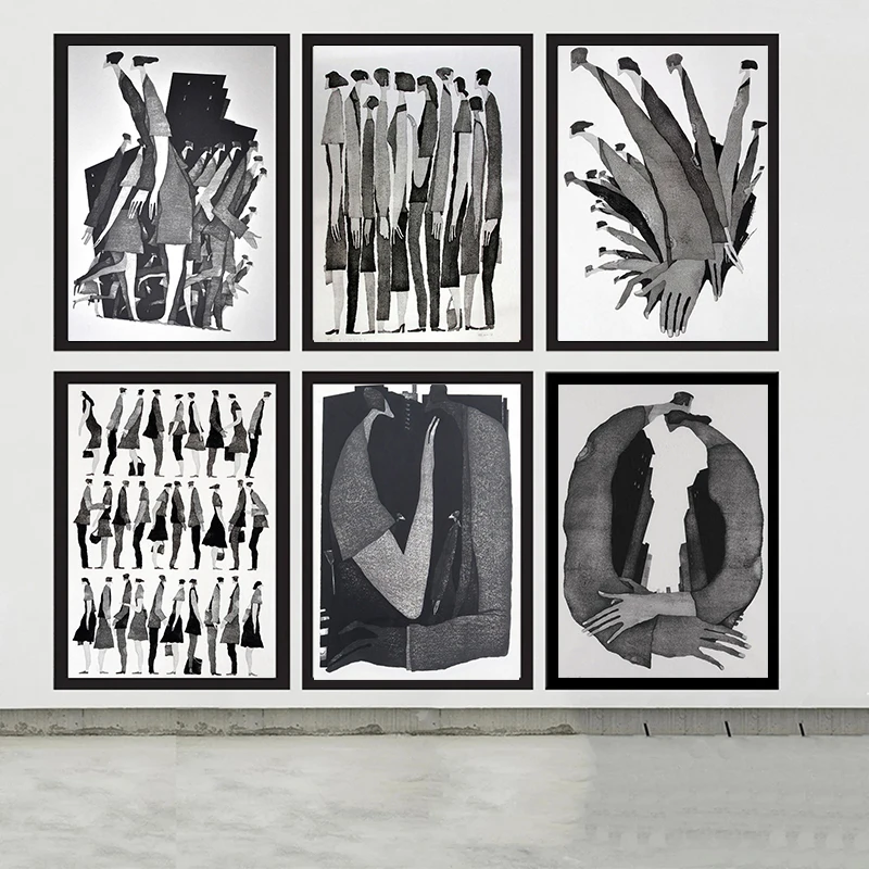 Abstract Black White Characters Fashion Posters and Prints Painting Canvas Print Art Wall Pictures for Living Room Cuadros
Abstract Black White Characters Fashion Posters and Prints Painting Canvas Print Art Wall Pictures for Living Room Cuadros