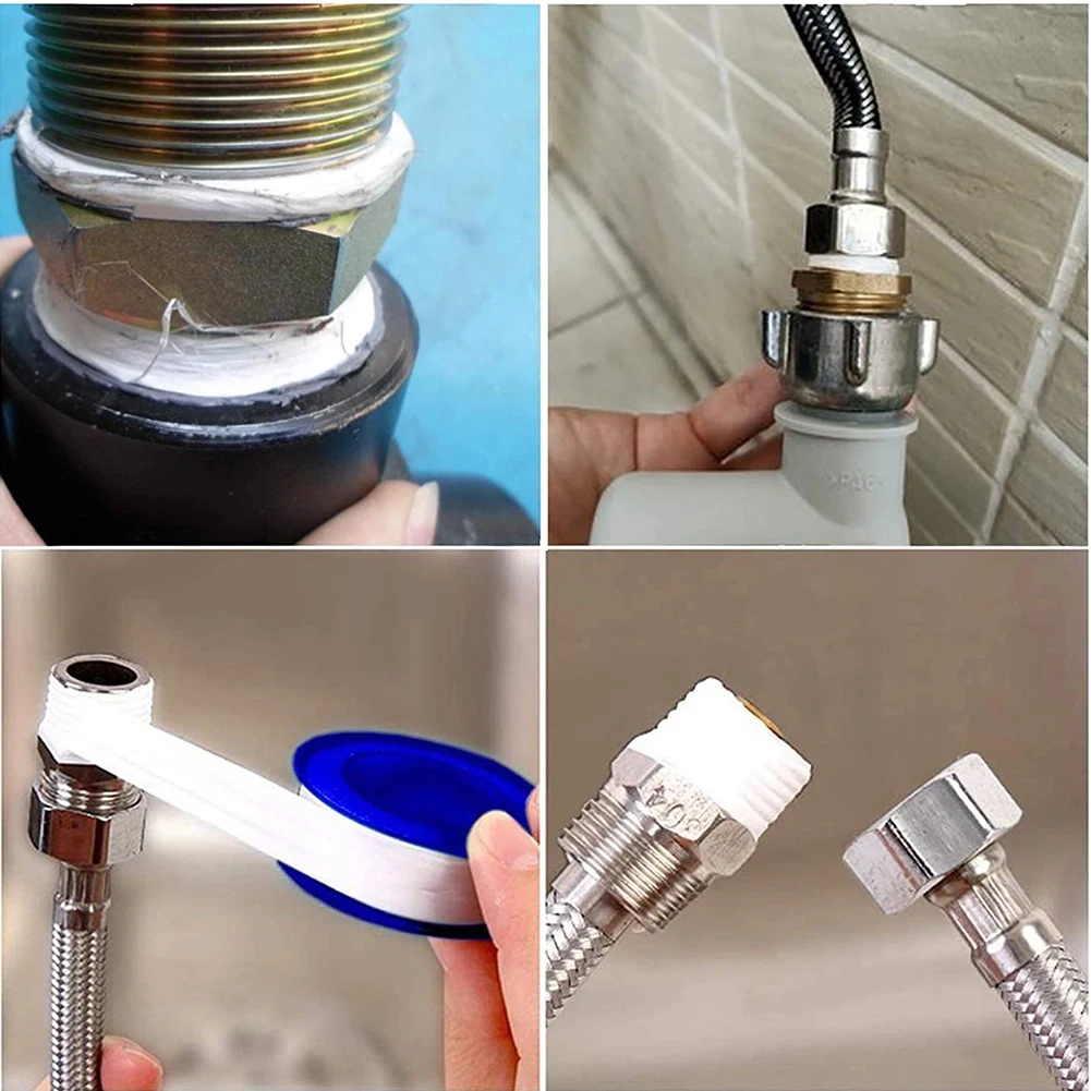 PTFE Tape Sealing Tape Accessories Adhesive Plumbers 10m X 12mm 10pcs For Sealing Metal Premium Tape Home New Useful
PTFE Tape Sealing Tape Accessories Adhesive Plumbers 10m X 12mm 10pcs For Sealing Metal Premium Tape Home New Useful